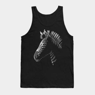 zebra shadow Tank Top